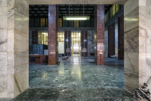 Napoli: Palazzo Piacentini - cantiere dei lavori di ristrutturazione ph: Roberto Deella Noce