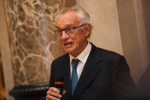 Il professor Giovanni Bazoli, Presidente Emerito di Intesa Sanpaolo