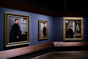 Milano - 05/12/2023 - allestimento della mostra "Giovanni Battista Moroni, il ritratto del suo tempo" a Gallerie d'Italia Milano (Roberto Serra / Iguana / Gallerie d'Italia)